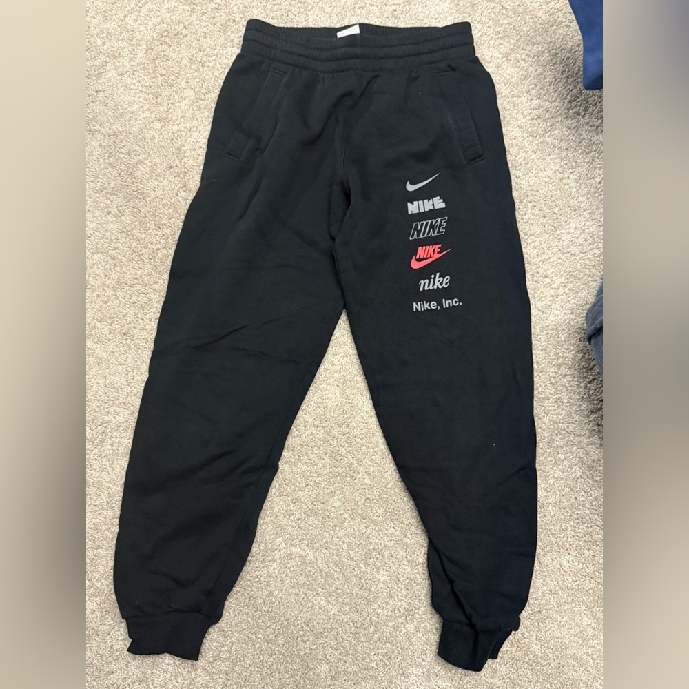 Nike Black Logo Sweatpants
